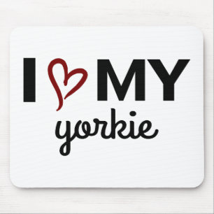 Tapis De Souris J'adore mon Yorkie