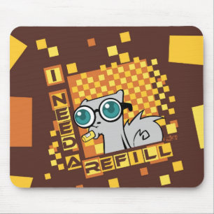 Tapis De Souris J'ai besoin d'une recharge : Pilz-E Mousepad