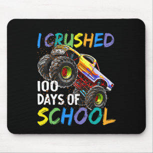 Tapis De Souris J'ai Écrasé 100 Jours De Camion Monstre Scolaire E