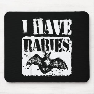 Tapis De Souris J'ai la rage drôle chauve-souris mème vintage Tee