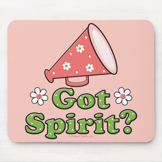 Tapis De Souris J'ai l'esprit Pom-pom girl Mousepad (Devant)