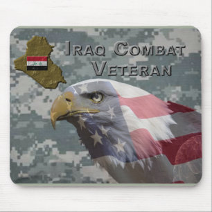 Tapis De Souris J'ai Servi - Vétéran de Combat en Irak