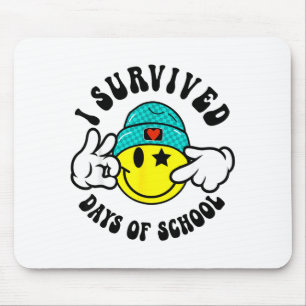 Tapis De Souris J'ai survécu 67 jours d'école enseignants élèves S