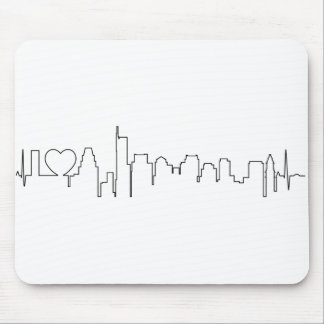 Tapis De Souris J'aime Boston dans un style extraordinaire d'ecg