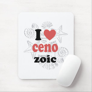Tapis De Souris J'aime Cénozoïque drôle de citation pour les scien