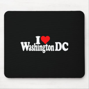 Tapis De Souris J'aime cœur Washington Dc District de Columbia