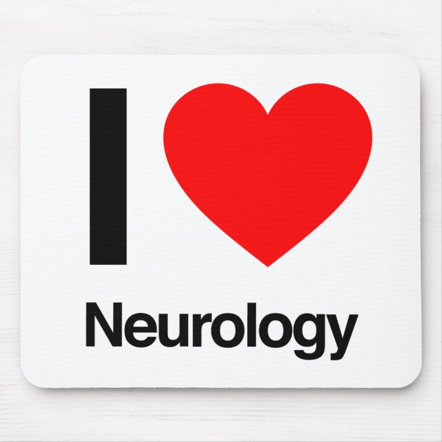 Tapis De Souris j'aime la neurologie (Devant)