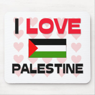 Tapis De Souris J'aime la Palestine