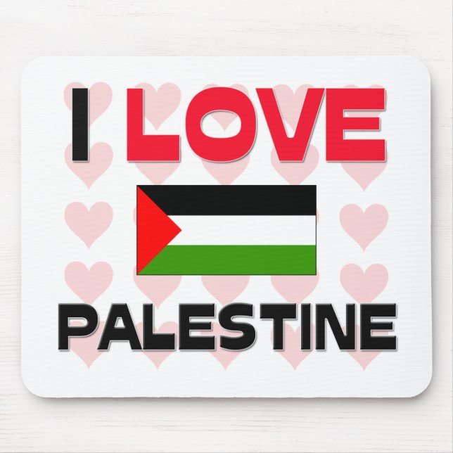 Tapis De Souris J'aime la Palestine (Devant)