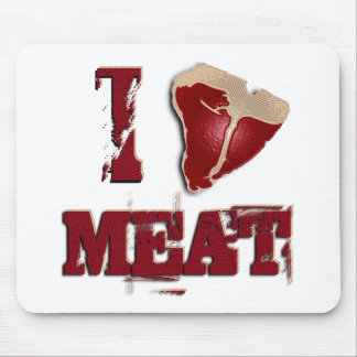 Tapis De Souris J'aime la viande