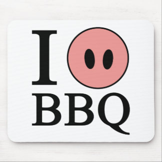 Tapis De Souris J'aime le BBQ