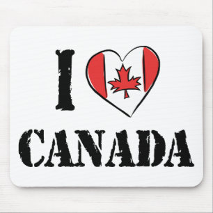 Tapis De Souris J'aime le Canada