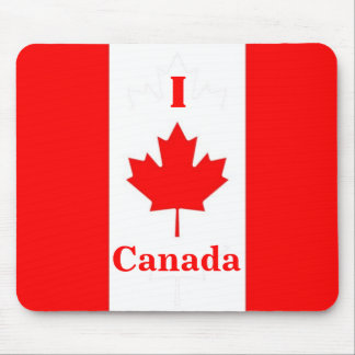 Tapis De Souris J'aime le Canada Mousepad