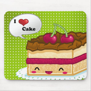 Tapis De Souris J'aime le gâteau