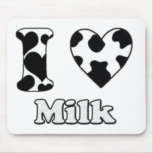 Tapis De Souris J'aime le lait