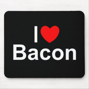 Tapis De Souris J'aime le lard (de coeur)