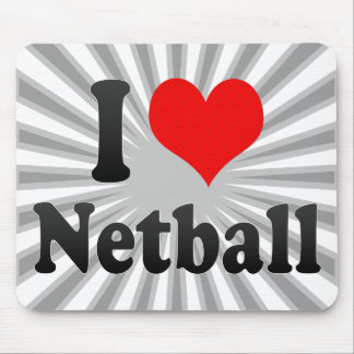 Tapis De Souris J'aime le net-ball