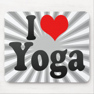 Tapis De Souris J'aime le yoga