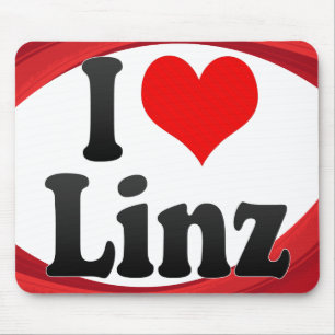 Tapis De Souris J'aime Linz, Autriche
