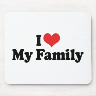 Tapis De Souris J'aime ma famille