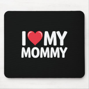 Tapis De Souris J'Aime Mes Mères Fête Des Cadeaux Pour Maman Mama