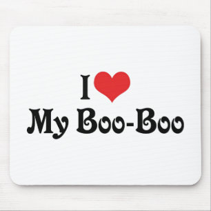 Tapis De Souris J'Aime Mon Boo Boo Boo