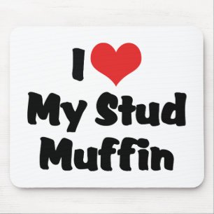 Tapis De Souris J'Aime Mon Muffin Stud
