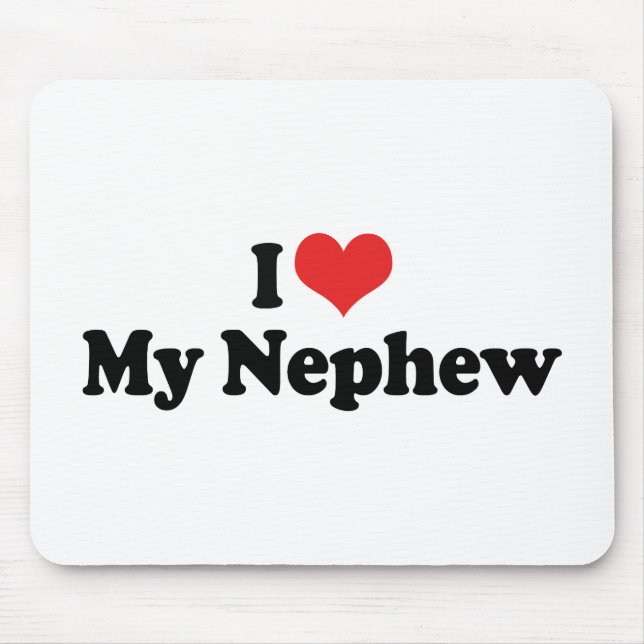 Tapis De Souris J'Aime Mon Nephew (Devant)