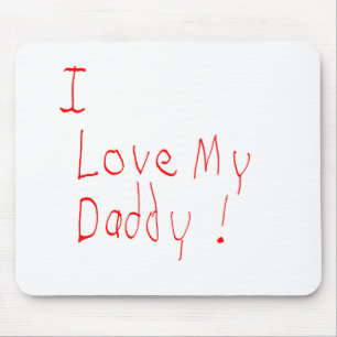 Tapis De Souris J'aime mon papa ! Mousepad