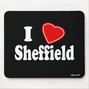Tapis De Souris J'aime Sheffield