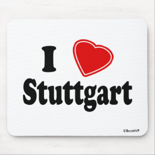 Tapis De Souris J'aime Stuttgart