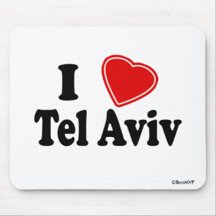 Tapis De Souris J'aime Tel Aviv