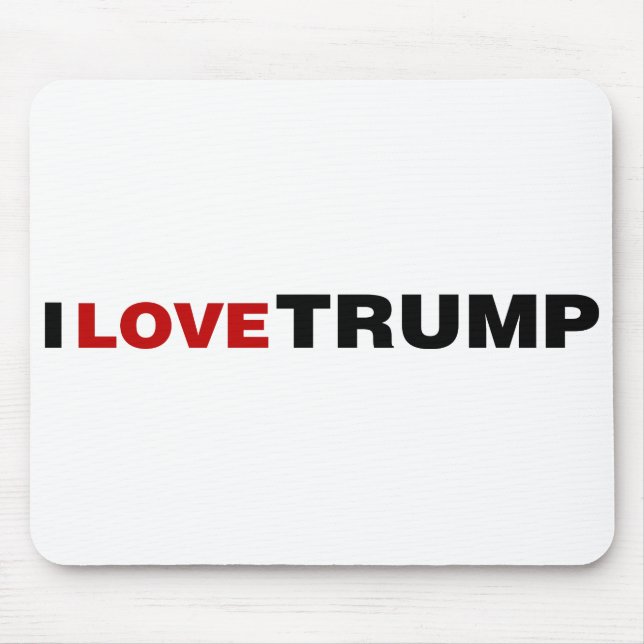 Tapis De Souris J'aime Trump (Devant)