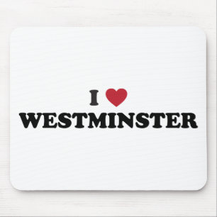 Tapis De Souris J'aime Westminster le Colorado