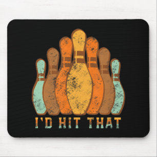 Tapis De Souris J'allais frapper le cadeau de Bowling Vintage Bowl