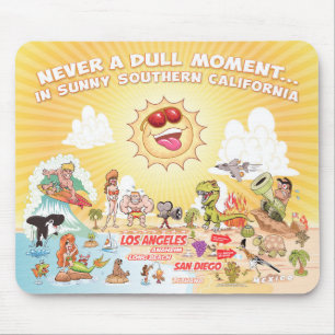 Tapis De Souris Jamais un moment accablant Souris de Californie du