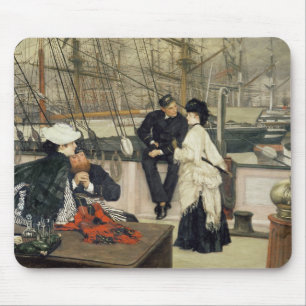 Tapis De Souris James Tissot le capitaine et le compagnon, 1873