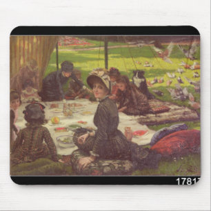 Tapis De Souris James Tissot le pique-nique, c.1881-2