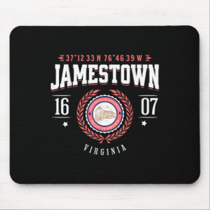 Tapis De Souris Jamestown Virginia Colony Rustic Souvenir Revoluti