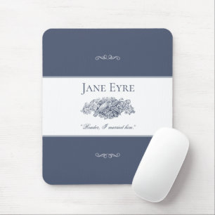 Tapis De Souris Jane Eyre - Lecteur Je L'Ai Marié - Doves gris fon