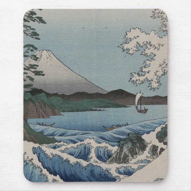 Tapis De Souris Japonais vintage la mer de Satta (Devant)