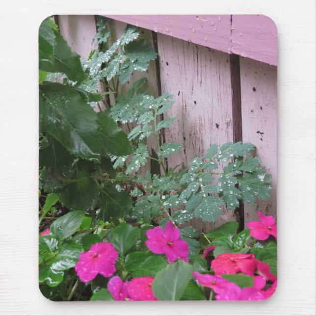 Tapis De Souris Jardin après la pluie - Vignoble de Martha (Devant)