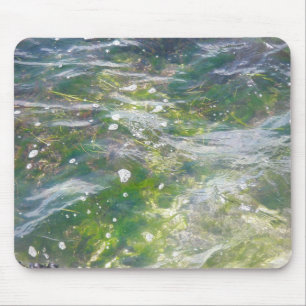 Tapis De Souris Jardin d'algues sous l'eau Mousepad