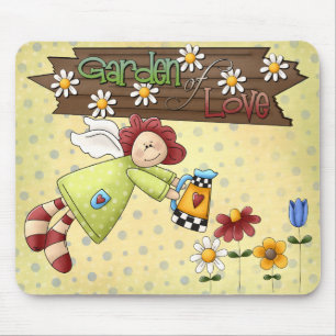 Tapis De Souris Jardin d'amour Mousepad