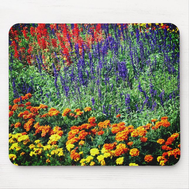 Tapis De Souris Jardin de fleurs Beauté (Devant)