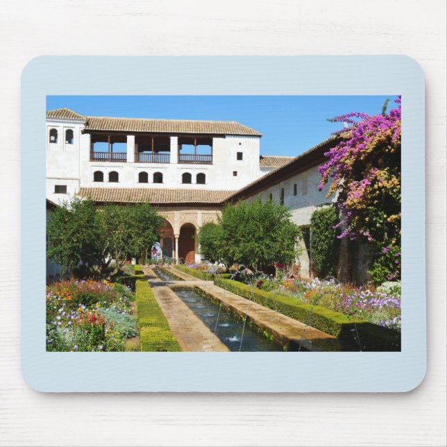 Tapis De Souris Jardin de l'Alhambra (Devant)