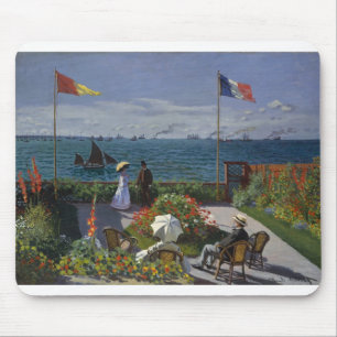 Tapis De Souris Jardin de Sainte-Adresse (1867)