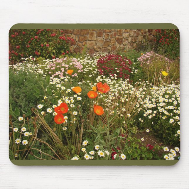Tapis De Souris Jardin des fleurs Mousepad (Devant)