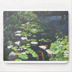 Tapis De Souris Jardin d'Isamu Tanguchil Oriental de Zilker
