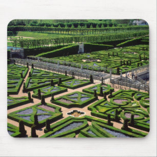 Tapis De Souris Jardin du château de Villandry, Indre-et-Loire,
